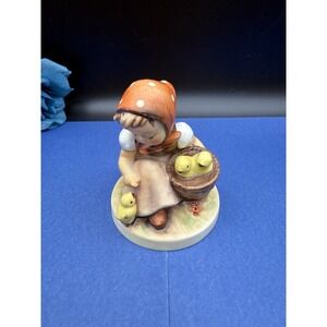 Vintage Goebel Hummel Chick Girl 57/0 TMK-5 Ceramic Figurine West Germany